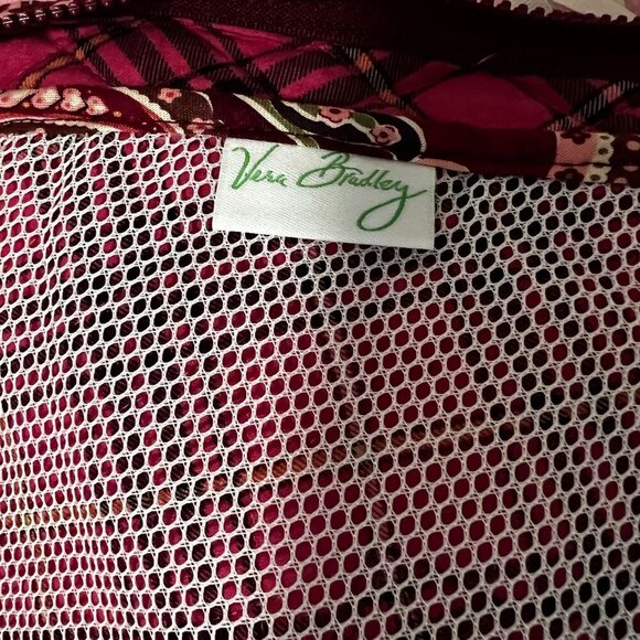 Vera Bradley Retired Piccadilly Paisley Plum Large Quilted Garment Bag - Picture 6 of 8